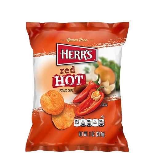 Herr’s Red Hot Potato Chips (28.4g)